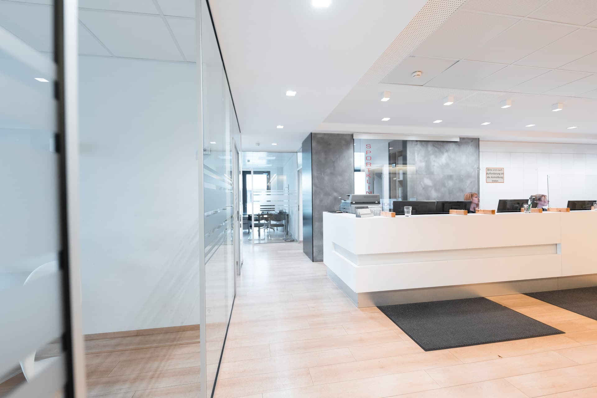 Empfang der Sportklinik Heidenheim